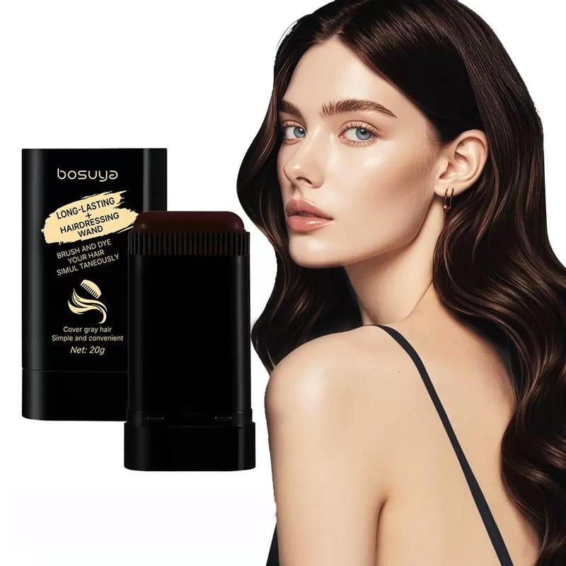 【Newyearpicks】Safe and Convenient Comb Hair Dye Stick, White Hair Cover Stick, 2-In-1 Convenient Instant Dyeing, Waterproof and Sweat Proof, Quick Root Dressing