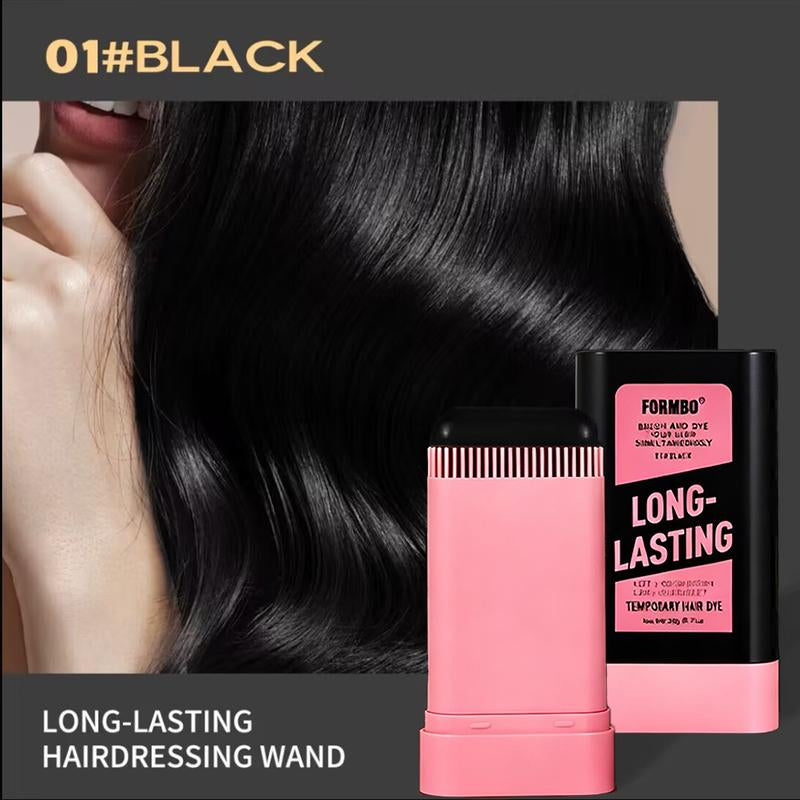 【Newyearpicks】Safe and Convenient Comb Hair Dye Stick, White Hair Cover Stick, 2-In-1 Convenient Instant Dyeing, Waterproof and Sweat Proof, Quick Root Dressing