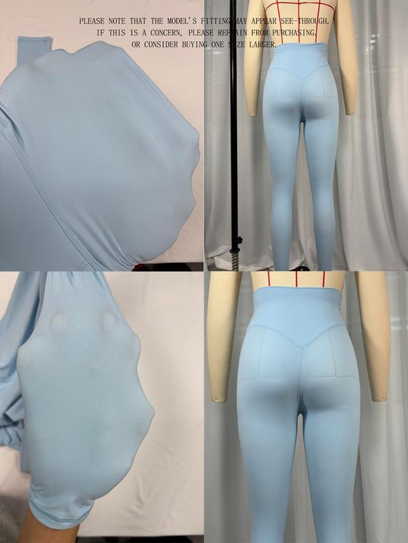 Women'S Solid Color Workout Leggings, Breathable & Comfortable Yoga Pants for Gym & Workout, Shaping Leggings