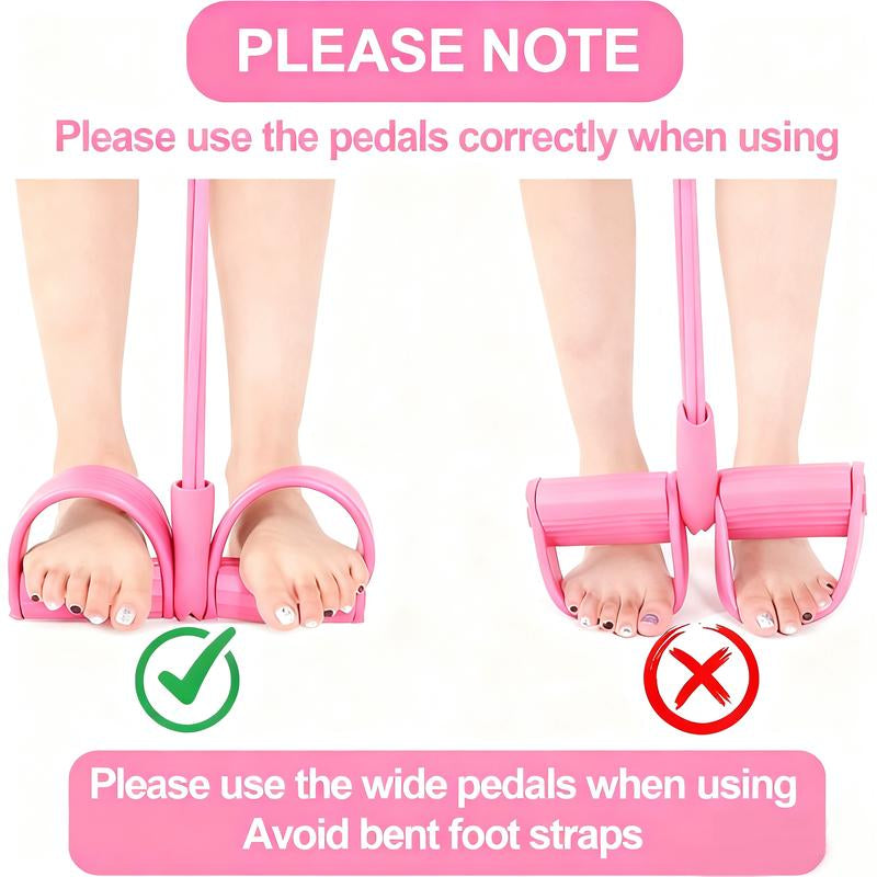 Multifunction Tension Rope, 6-Tube Elastic Yoga Pedal Puller Resistance Band, Elastic Pull Rope Fitness, Full-Body Workout at Home Gym, Exercise Sit-Up, Yoga, Abdominal Training