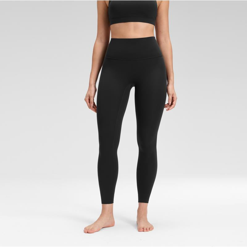 CRZ YOGA Butterluxe No Front Seam Yoga Leggings 25" - High Waisted Womens Lounge Pants Pilates Workout Athletic Buttery Soft