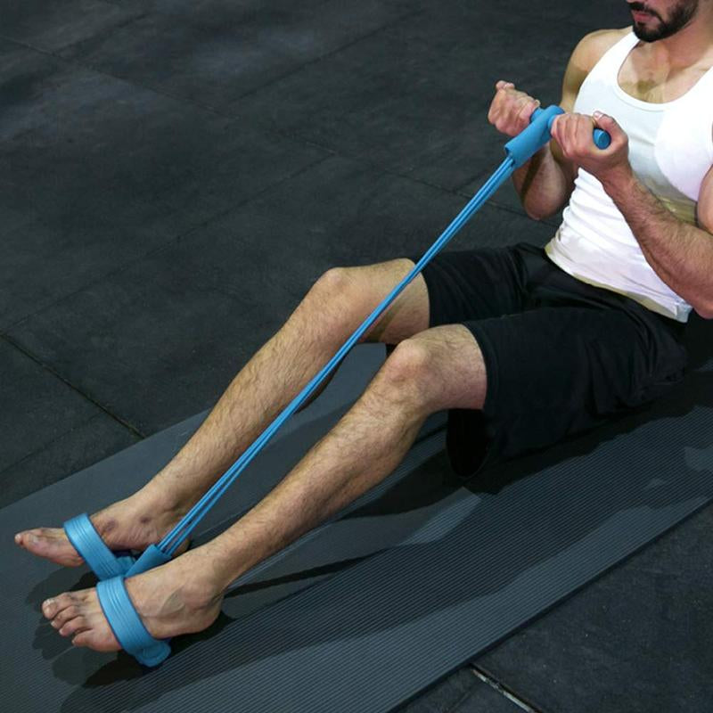 Upgraded Pedal Resistance Band - Fitness Ankle Puller Stretching Band, Multi-Functional Tension Rope for Men & Women(Only Resistance Band, No Yoga Mat)