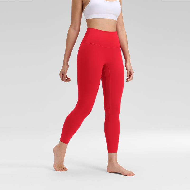 CRZ YOGA Butterluxe No Front Seam Yoga Leggings 25" - High Waisted Womens Lounge Pants Pilates Workout Athletic Buttery Soft
